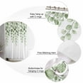 thumbnail image 6 of Shower Curtain Sage Green Eucalyptus Leaf Bathroom Curtains with Hooks, Waterproof Fabric Leaves Branch Bath Shower Curtains Set for Bathroom Bathtubs Decor 36x72 Inch, 6 of 8