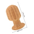 thumbnail image 2 of KAKOWELY Rack Para Sombreros Tejido En Rattan Color Marrón Para Exhibición En Negocios Y, 2 of 7