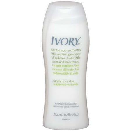 Ivory Body Wash, Aloe, 12 oz