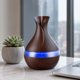 thumbnail image 5 of Wood Grain Vase Aroma Humidifier Silent Large Mist Diffuser Home Desktop Air Humidifier Dark Light Wood Grain 2 Styles, 5 of 7