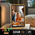 thumbnail image 5 of ApoloSign 10.1" Frameo Digital Picture Frame, Wifi Neon Light Digital Photo Frame, 1280 * 800 HD IPS Touch Screen Smart Photo Frame, Auto-Rotate, Share Picture Video, 2025 New Year Gift, For Mom, 5 of 10