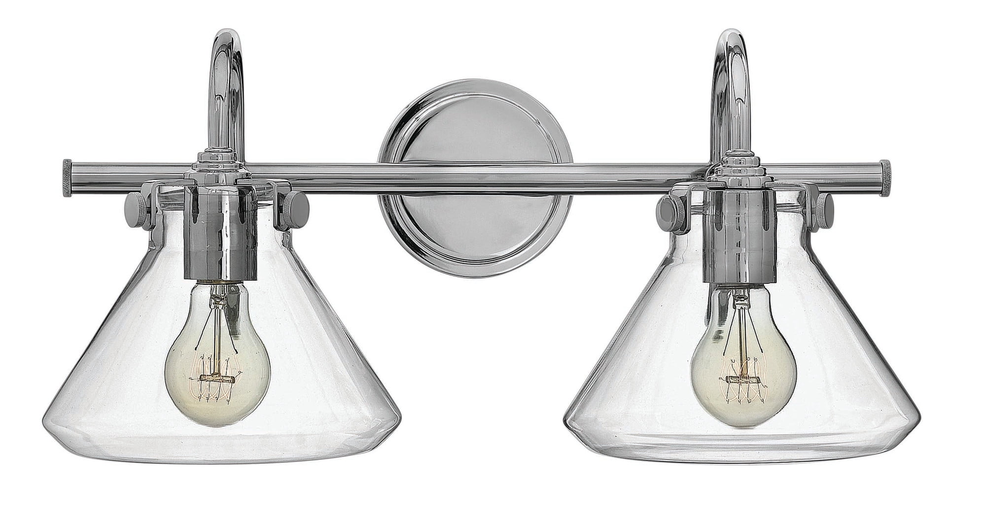 SCOTT STUDIO COLLECTION WALL SCONCE VANITY FLUORESCENT LIGHT 3915-2C26E-PC 