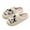 Black, variant on Women's Fuzzy Slippers Cozy Cat Print Open Toe Flat Slides Indoor Home Footwear Comfortable Winter Fall Soft Warm