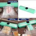 thumbnail image 4 of 13in Vacuum Sealer Machine,62KPa Powerful Food Sealer Built-in Cutter with Intelligent LED Indicator Lights,Vacuum Air Sealing System for Seal a Meal and Sous Vide,Green, 4 of 12