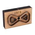 thumbnail image 4 of Troqueladora De Cuero, Troquel De Corte De Cuero De Acero De Alto Carbono Fácil De Usar Para Joyería Cergrey DIY Leather Cutting Mold Wooden Die, 4 of 8