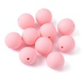 thumbnail image 2 of Silicone Beads Chewing Beads For Teethers DIY Nursing Necklaces Making Round Pink 15mm Hole: 3mm, 2 of 2