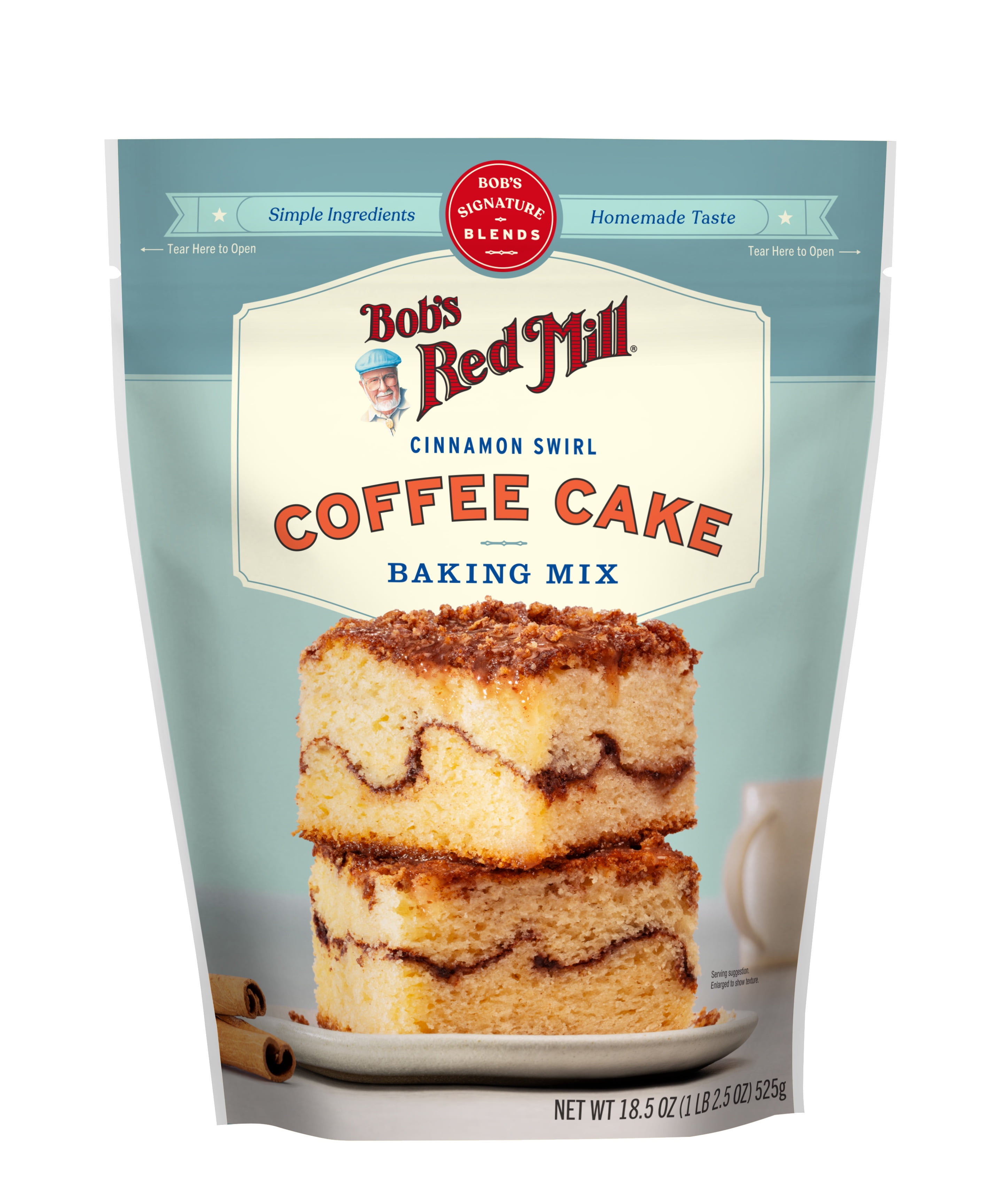 (4 pack) Bob's Red Mill Coffee Cake Baking Mix 18.5 oz.