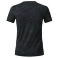 thumbnail image 4 of Vibrex Men's Crew Neck Printed Short Sleeve Athletic Quick-Dry T-Shirt - Moisture-Wicking Fabric, Casual & Sports Wear for Summer, Gym, Running, Outdoor Activities,Black_XL, 4 of 4
