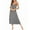 Gray, variant on Elvqul Women's Sleeveless Nightgowns Plus Cotton Long Loungewear for Women Camisole Gray Nightgowns