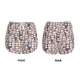 thumbnail image 3 of Logiee Watercolor cute slow loris Print Women 2 in 1 Running Shorts,High Waisted Athletic Shorts,Gym Workout Shorts with Liner Pockets-XX-Large, 3 of 7