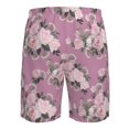 thumbnail image 6 of Naloa Rose Flowers Men's Beach Shorts, Surfing shorts, Swim trunks, Quick Dry Swim Trunks for Surfing Beach Fun - Medium, 6 of 9