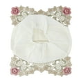 thumbnail image 2 of Chendee Exquisite Vintage Lace Fabric Tissue Box Cover- Enhance Your Home Decor!,Rose Red, 2 of 6