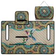 thumbnail image 5 of Whosucclay Foldable Golf Cart Seat Covers for Club Car 2-Person Golf Carts, 4 Convenient Pockets with Holes Club Car Seat Cover Protector, Hummingbird Mandala Print, 5 of 9