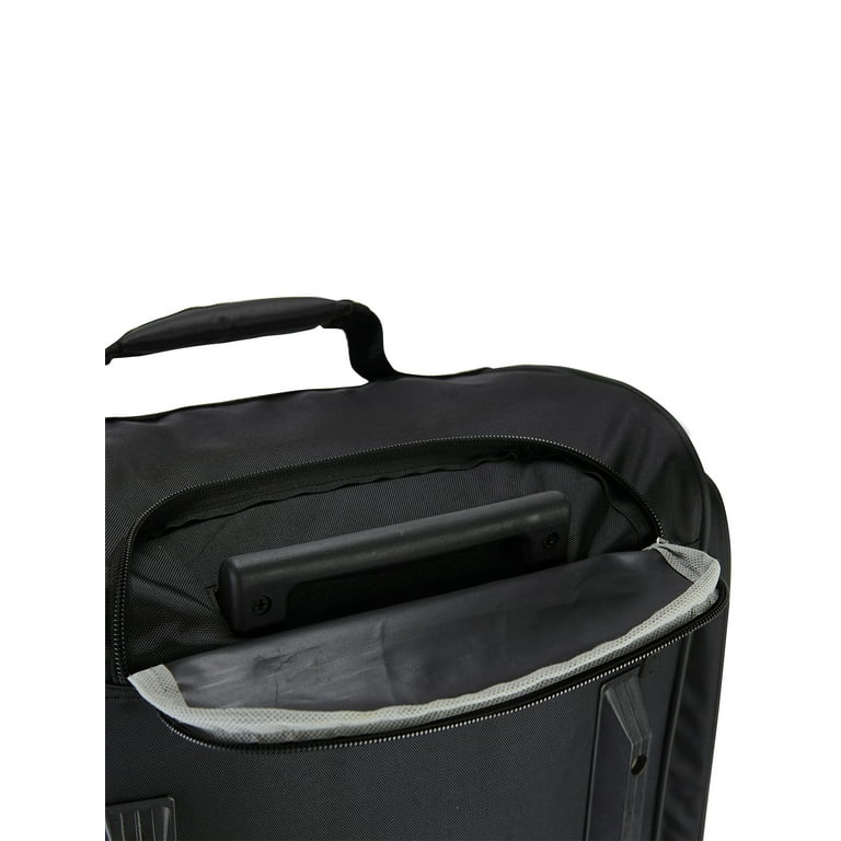 Travelers Club 30-inch Rolling Multi-Pocket Upright Duffel Bag
