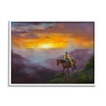 thumbnail image 4 of Stupell Industries Traveling Southern Cowboy Mountain Valley Sunset,14 x 11, Design by Jack Sorenson, 4 of 5
