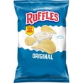 thumbnail image 4 of Ruffles Baked Cheddar & Sour Cream Potato Snack Chips 6.25 oz + Ruffles Original Potato Chips 8.5 oz + Ruffles Cheddar & Sour Cream Flavored Potato Chips 8 oz ,Variety Pack with Bowl by OMA., 4 of 8