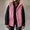 Pink, variant on DAFPZW Womens Puffer Vest Sleeveless Casual Loose Winter Warm Lightweight Stand Collar Down Plaid Print Jacket Coats