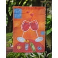 thumbnail image 3 of Wine Toast Cheers by Sarah Latham Garden Flag, 3 of 5