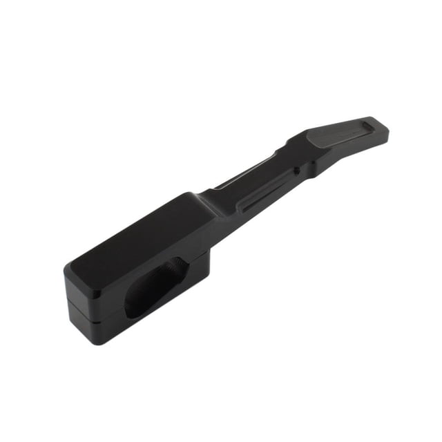 Caballete lateral para motocicleta, soporte para pata de estacionamiento, soporte para pie de apoyo, caballete lateral para motocicleta, accesorios Negro