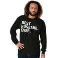 thumbnail image 5 of Best Husband Ever Trophy Hubby Gift Men's Long Sleeve Tee T Shirt Brisco Brands X, 5 of 6