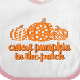 thumbnail image 4 of Inktastic Cutest Pumpkin in the Patch Boys or Girls Baby Bib, 4 of 4