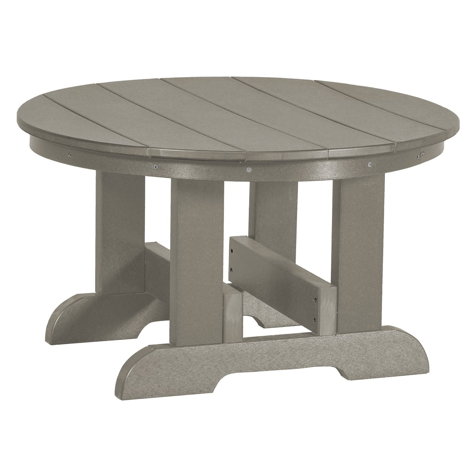 Wildridge Heritage Recycled Plastic 31 in. Round Patio Conversation Table