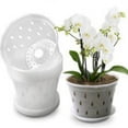 thumbnail image 6 of Zooraco Garden Planters Simple Transparent Breathable Plastic Hard Plant Cup Of Orchid Dendrobium Root Control Pot Phalaenopsis Special Flower Pot gardening supplies Clearance, 6 of 8