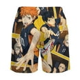 thumbnail image 4 of Haikyuu Team Mens Board Shorts Summer Swim Trunks Quick Dry Beach Swimwear Bathing Suit Swim Shorts with Compression Liner And Pockets, 4 of 7