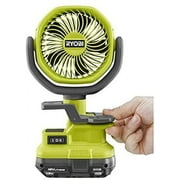 Ryobi 18V ONE and Cordless 4 Inch Clamp Fan, 15.67 in, 1.01 lb
