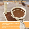 thumbnail image 3 of GreenJoy Cat Tree for Indoor Cats, 31.7'' Climbing Activity Tower with Scratching Posts, Hanging Mouce Ball and Bed, Cats Play Scratch, 3 of 7