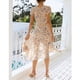 thumbnail image 5 of Vestido floral midi NikouMX con cuello en V para mujer, 5 of 7