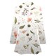 thumbnail image 3 of Chaquetas de traje clásico Chaqueta de traje de manga larga con solapa y estampado de flores versátil para mujer otoño e invierno temperamento informal y cómodo,blazer moda（Beige， XXL), 3 of 5