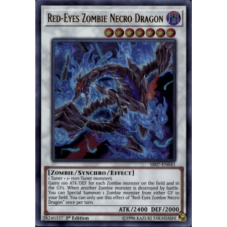 YuGiOh Structure Deck: Zombie Horde Red-Eyes Zombie Necro Dragon (Best Zombie Cards Yugioh)