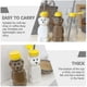 thumbnail image 2 of 6pcs Portable Drinking Bottle Bear Shape Beverage Bottle Kids Bottle Transparent, 2 of 3