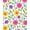 Pink, Pattern 1, variant on ODIKA 4'x6' Machine Washable Non-Slip Area Rug, Blooming Garden Floral Vibrant Spring Festival Botanical High Traffic Rug, Pink, 419577
