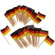 thumbnail image 5 of 100 piezas de palillos de bandera nacional, palillos de dientes, decoración para cócteles Alemania, 5 of 7
