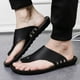 thumbnail image 5 of Chanclas de verano para hombre, zapatillas de playa, cómodas zapatillas con punta abierta y correa en T Wmkox8yii 123q651, 5 of 7