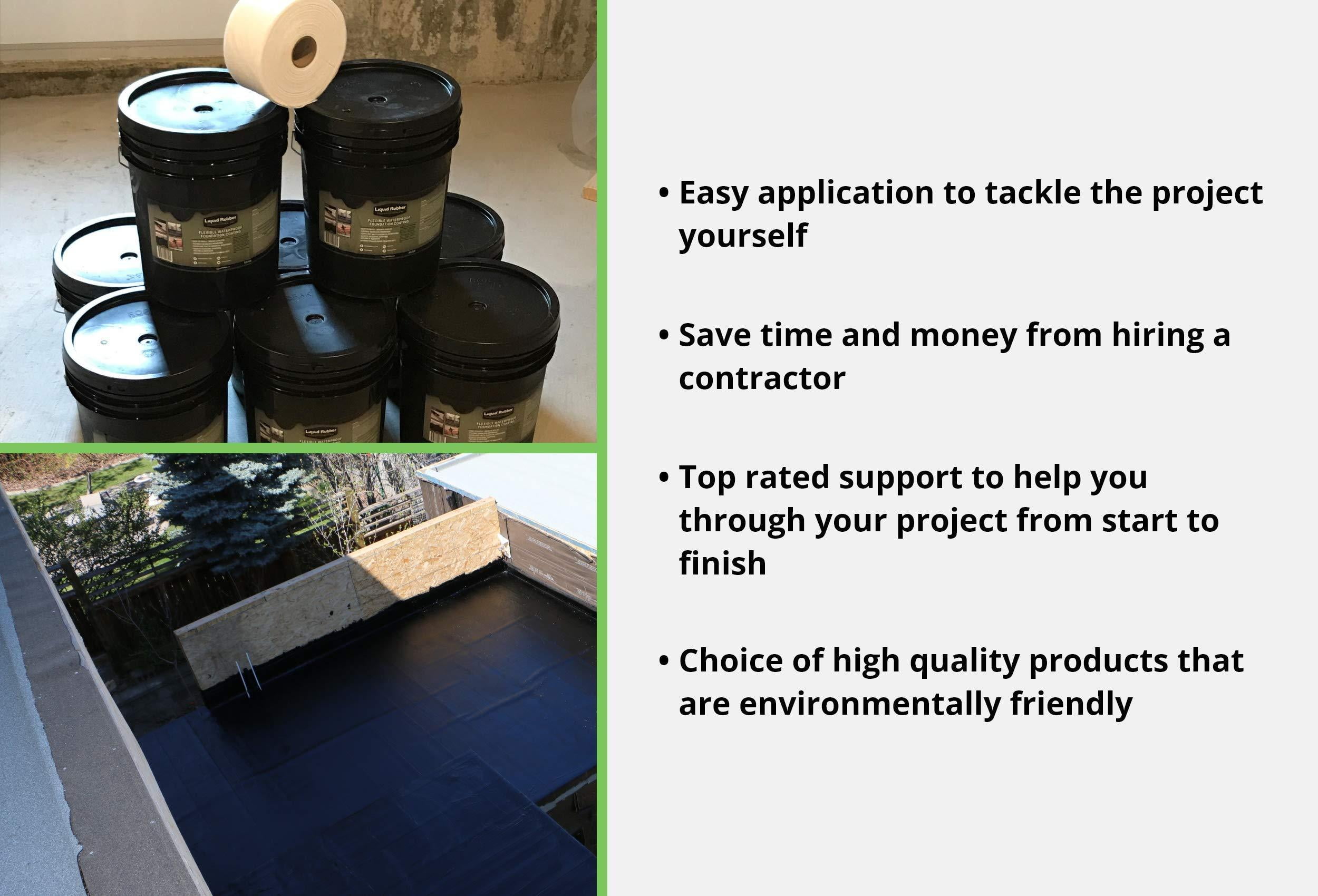 liquid rubber foundation