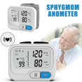 thumbnail image 1 of Monitor de presión arterial digital automático Wrist Pulse Bp Cuff Machine Máquina de medición de frecuencia cardíaca, 1 of 5