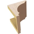 thumbnail image 6 of 6"W x 6"D x 6"H Wide Hughes Rough Cedar Woodgrain TimberThane Corbel, Primed Tan, 6 of 6