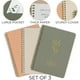 thumbnail image 4 of Juego de cuadernos en espiral ZICOTO Aesthetic para mujer, paquete de 3 unidades, 8 x 6 pulgadas, 4 of 9