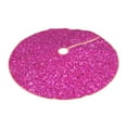 thumbnail image 2 of Kll Rose Red Glitter Christmas Tree Skirt ,Party Decorations Farmhouse For Christmas Decorations Holiday Party, 2 of 8