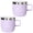 6oz-Lilac, variant on NexTone 8 oz Small Coffee Cup with Magnetic Lid, Ceramic-Lined 18/8 Stainless Steel, Double-Wall Vacuum Insulated, Stackable, Dishwasher Safe, Mini Tumbler for On-the-Go, 2 Pack, White