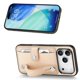 thumbnail image 1 of For iPhone 17 Pro Case Carbon Fiber Texture Leather Phone Back Cover with Card Holder -, 1 of 4