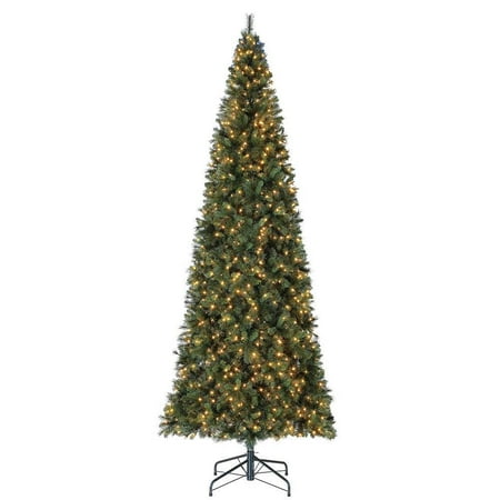 Home Heritage 12 Foot Albany Pre-Lit Artificial Christmas Tree w/ LED Lights