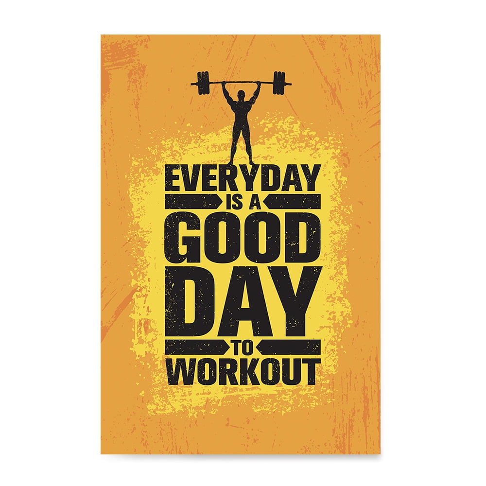 EzPosterPrints Gym Inspiration Motivation Quotes Poster Printing