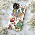 thumbnail image 5 of Vintage Curious Monkey Christmas Collage Phone Case, Santa Claus and Holiday Carriage iPhone Cover, Festive Holiday Protective Case for iPhone 16 15 14 13 12 11 Pro Plus Mini, 5 of 6