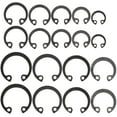 thumbnail image 1 of Shisuyan 100pcs Steel Retaining Rings Black Prevent Lateral Movement for Maintenance and Repair Components, 1 of 8