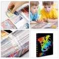 thumbnail image 4 of Classeur pour Cartes à Collectionner, Classeur Porte-Cartes à 4 Pochettes pour Collectionneur, Convient à 240 Cartes (JJK4), 4 of 5