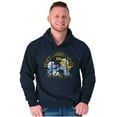 thumbnail image 5 of North Dakota ND Peace Garden Smurfs Hoodie Sweatshirt Women Men Brisco Brands S, 5 of 6